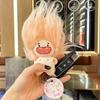 Llavero de coche de peluche de algodón sin dientes, colgante para bolso, exquisita pareja, pequeño regalo, máquina de garra, muñeca al por mayor