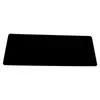 Wo Mouse Pad Preto Puro, Extra Grande, Borda Reforçada, Antiderrapante, Base de Borracha Natural, Personalizável com Seu Próprio Design, Cor Sólida Preta, Atalhos Rápidos de Teclado