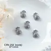 Acessórios Exclusivos de Arte de Unhas Tridimensional para Ano Novo, Zircônia Colorida, Saco da Fortuna com Apliques de Diamante de Luxo Leve, Decorações de Unhas Vestíveis
