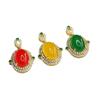 Colgante de Calcedonia Verde Aiyu Hielo Ágata Roja Calcedonia Amarilla Collar Tendencia Nacional Fábrica Mayorista Dropshipping S4012308