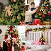 2026 Natal Bolas Coloridas de Pelo Falso de Coelho DIY Enfeites de Decoração para Árvore de Natal Feriado Bola de Pelúcia Transfronteiriça Novo Produto