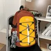 Nueva Mochila para Senderismo y Montañismo al Aire Libre, Mochila de Viaje con Bloques de Color, Mochila Impermeable de Viaje para Estudiante Hombre, Mochila Ligera Escolar