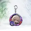 Chaveiro de Acrílico de Alta Qualidade com Design de Avatar, Adequado para Mochilas de Estudantes, Acessório Decorativo, Pingente Portátil para Mochila, Presente