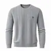 Suéter de punto retorcido de alta gama transfronterizo para hombre con cuello redondo, top de punto casual de otoño/invierno, estilo papá para hombre
