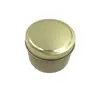 Lata de vela metálica de 4 oz para regalo transfronterizo 65x45 aromaterapia de lados rectos lata metálica para té caja pequeña de hojalata