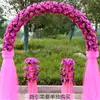Arco de Flores para Casamento Arco de Flores de Seda Novo Modelo para Evento de Celebração de Inauguração de Loja Decoração de Arco de Casamento Arranjo de Flores Suporte de Flores