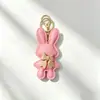 Novo lindo cartoon requintado pequena menina coelhinha chaveiro de bolsa pingente chaveiro versátil corrente pendente em estoque para atacado
