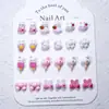 Celebridad de Internet Conejo Caramelo de Palo Dibujos Animados Decoraciones para Uñas 3D Lindo Helado Lazo Caramelo de Palo Accesorios para Uñas