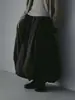 Falda Larga Casual Kaneko Estilo Japonés Primavera y Verano Simple Estilo Coreano de Cintura Alta Tridimensional Holgada Adelgazante para Mujer