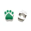 Cor Verde Estilo Europeu e Americano Resina Beads com Furo Grande Pulseira Acessórios Acessórios de Joia DIY Strass Perfurado Contas Soltas Transfronteiriço