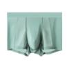 Pantalones de verano con aire acondicionado, malla transpirable, seda de hielo, ropa interior para hombre, ligeros, sin costuras, cintura media, secado rápido, calzoncillos tipo bóxer para jóvenes.