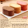 Galletas Crujientes de Leche de Coco Empaquetadas Individualmente Caja Completa Desayuno Chocolate Fresas Galletas Wafer Snacks Comida de Ocio