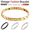 Pulseira magnética de moda europeia e americana quente transfronteiriça, dragão e cruz, retrô criativa, ajustável para casal