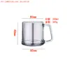 Taza de Vidrio con Asa para el Hogar, Taza para Bebidas de Jugo, Taza de Cerveza, Taza de Té para la Oficina, Vaso de Agua de Alto Valor