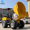 Caminhão basculante hidráulico estático para mineração a diesel quatro rodas canteiro de obras transporte de materiais caminhão basculante