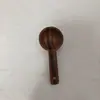 Juego de Cucharas Medidoras de Madera de Acacia Báscula de Cocina para Hornear Cuchara Medidora en Gramos Madera Maciza Cuchara para Leche en Polvo Café Cuchara Medidora en Gramos