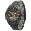 Reloj Mecánico Automático Parcial Tourbillon de Moda Casual con Esfera Grande para Hombre Forsining Fuxini