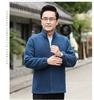 Sudadera de Forro Polar Polar para Hombres de Mediana Edad y Ancianos Otoño e Invierno Talla Grande para Papá Holgada Gruesa Chaqueta de Forro Polar Top para Ancianos