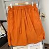 Pantalones Cortos de Seda Helada de Secado Rápido para Hombre Estilo Japonés Retro Sueltos Versátiles Finos Transpirables Deportivos de Baloncesto de Cuatro y Cinco