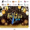 2026 Tela de Fondo para el Día del Padre Decoración de Fiesta Temática Tela Bandera del Día del Padre Tela para Colgar Fotos Personalización