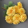 9 Flores de Rosa de Diamante Accesorios de Fotografía Decoración de Vestido para el Hogar Decoración Decoración Decoración de Paisaje de Boda