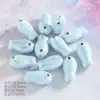 Pulsera Linda de Cuentas de Cerámica Galvanizada con Forma de Pez Agujero Recto Doble Cara Material para Manualidades Cuentas Sueltas de Pez Pequeño Accesorios para Cadena de Teléfono Móvil Cuentas de Porcelana