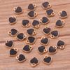 10 Colores 6*8mm Mini Colgante de Corazón Oro Kc Colgante Encanto Goteo de Aceite Joyería Equipaje Accesorios para Uñas