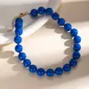 Collar bohemio étnico transfronterizo europeo y americano, collar de cuentas grande colorido de una sola capa, collar de cuentas exagerado y único para mujer