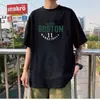 Camiseta de Manga Curta 2026 Masculina Verão Tendência Marca Moda Solta Roupa Masculina Estilo Americano Tamanho Grande Camiseta de Estudante Top
