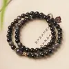 Pulseira multi-círculos de obsidiana DIY olho de tigre 0,6 estilo nacional novo estilo chinês temperamento literário masculino e feminino masculino e feminino atacado