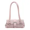Bolso de hombro para mujer moderno y sencillo, bolso de mano vintage con tachuelas, diseño elegante para el uso diario, bolso de axila, bolso de hombro