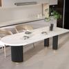Soporte de pata de mesa de metal fijo, barra de hierro, marco de mesa de centro, placa de roca moderna, pie de mesa cuadrado cilíndrico ligero de lujo
