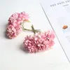 Ramo de Flores de Cerezo Simuladas Set para Boda en Casa Material Floral Hecho a Mano DIY Decoración de Caja de Regalo Accesorios para Fotografía