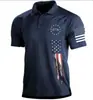 Nueva camisa polo de manga corta para hombre de comercio exterior europeo y americano con estampado 3D, moderna, casual y transpirable