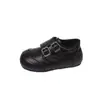 Zapatos para Niñas 2026 Nuevo Primavera Zapatos de Cuero para Niños Estilo Británico para Niños Mocasines de Suela Suave Zapatos Individuales para Bebé Birkenstock