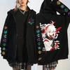 Sudaderas con capucha con cremallera unisex de Genshin Impact Kaedehara Kazuha Hu Tao