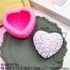 Molde de Silicone Coração de Flor Estéreo para Dia dos Namorados Mousse Sobremesa Assar Gesso Vela Queijo Sabão Liofilizado