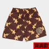 Nuevos Shorts Estilo Americano Casual para Hombres y Mujeres Fitness Pantalones Deportivos de Músculo de Cinco Puntos Tendencia Pantalones de Playa Malla Transpirable Shorts