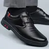 [Vendendo apenas couro genuíno] Quatro Estações podem usar sapatos casuais de couro para negócios masculinos/solado macio superfície macia não causa mau cheiro nos pés
