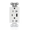 Toma USB certificada para Norteamérica de 15 A, 20 A, 3,1 A, calibre estadounidense de 3,6 A, tipo A con puerta protectora, tipo C.