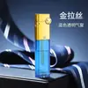 Encendedor de Queroseno Tanque de Aceite Transparente Visible Portátil Compacto Se Puede Colocar en la Cajetilla de Cigarrillos Rueda de Amolado Encendido Máquina de Aceite Nuevo Venta al por Mayor