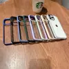Nuevo ojo de águila de hardware para funda de teléfono móvil iPhone16 15 transparente 14 color de contraste 13 pegamento a prueba de caídas 11 cubierta protectora