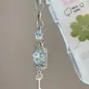 Colgante de Botella de Deseos Estrella de Pez Koi Lindo Cadena para Teléfono Decoración de Mochila de Cámara Femenina Lanyard de Regalo Llavero
