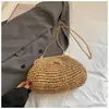 Bolsa tejida de paja nueva para la primavera de 2026 Bolso tejido de moda con personalidad para mujer Bolso para vacaciones en la playa Viaje diario Bolso nicho para mujer