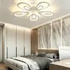 Lámpara de techo protectora para los ojos, lámpara de techo creativa de múltiples cabezales en forma de gota de agua para sala de estar, luminaria LED de forma irregular para uso doméstico