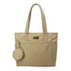 Bolso de lona para mujer, bolso tote de gran capacidad, bolso de hombro para ir al trabajo y para ir de compras, admite impresión de logo personalizada basada en tu diseño