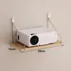 Soporte para Proyector de Casa Sin Taladro Estante de Almacenamiento para Montar en la Pared junto a la Cama Estante de Almacenamiento para la Pared de la Sala Estante Colgante Bandeja Colgador