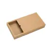 Caja de regalo de papel kraft caja de embalaje personalizada tapa cielo y tierra cajón plegable Flip caja portátil color de regalo caja personalizada