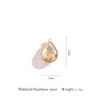 Joyas Europeas y Americanas Colgante Sencillo de Piedra de Cristal Accesorios de Joyería Hechos a Mano DIY Pendientes Colgante Collar Accesorios de Joyería Mujer
