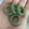 Venta al por mayor de fábrica imitación bodhi anillo para correr bodhi de jade blanco amarillo envejecido cuero yin verde DIY cuentas para pulsera de mano accesorios para jugar